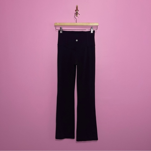 Athleta Leggings Women's Size XS Petite Black Elation Split Flare Pant High Rise - Picture 7 of 12